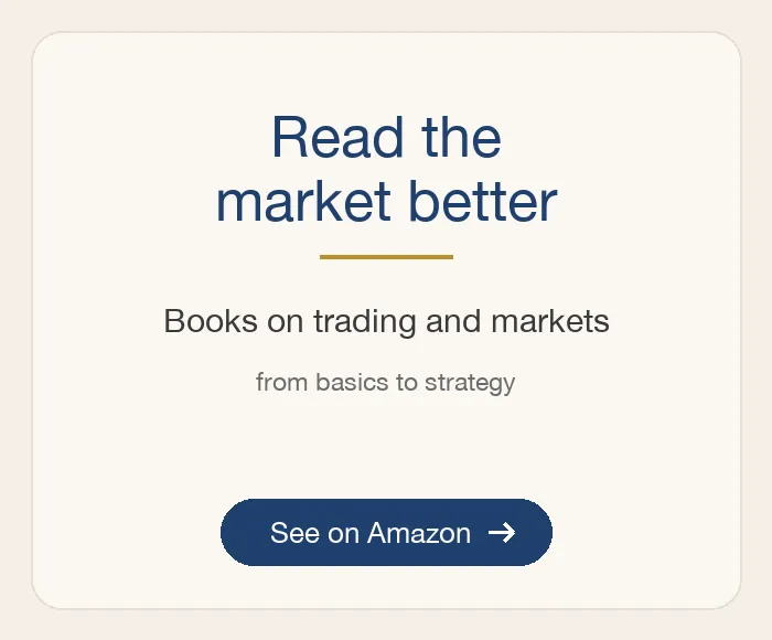 Read the market better: Books on trading and markets, from basics to strategy. See on Amazon